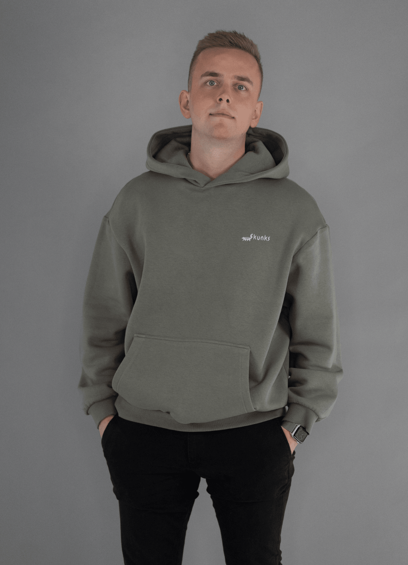 Olive Skunks Hoodie - Herren - Skunks