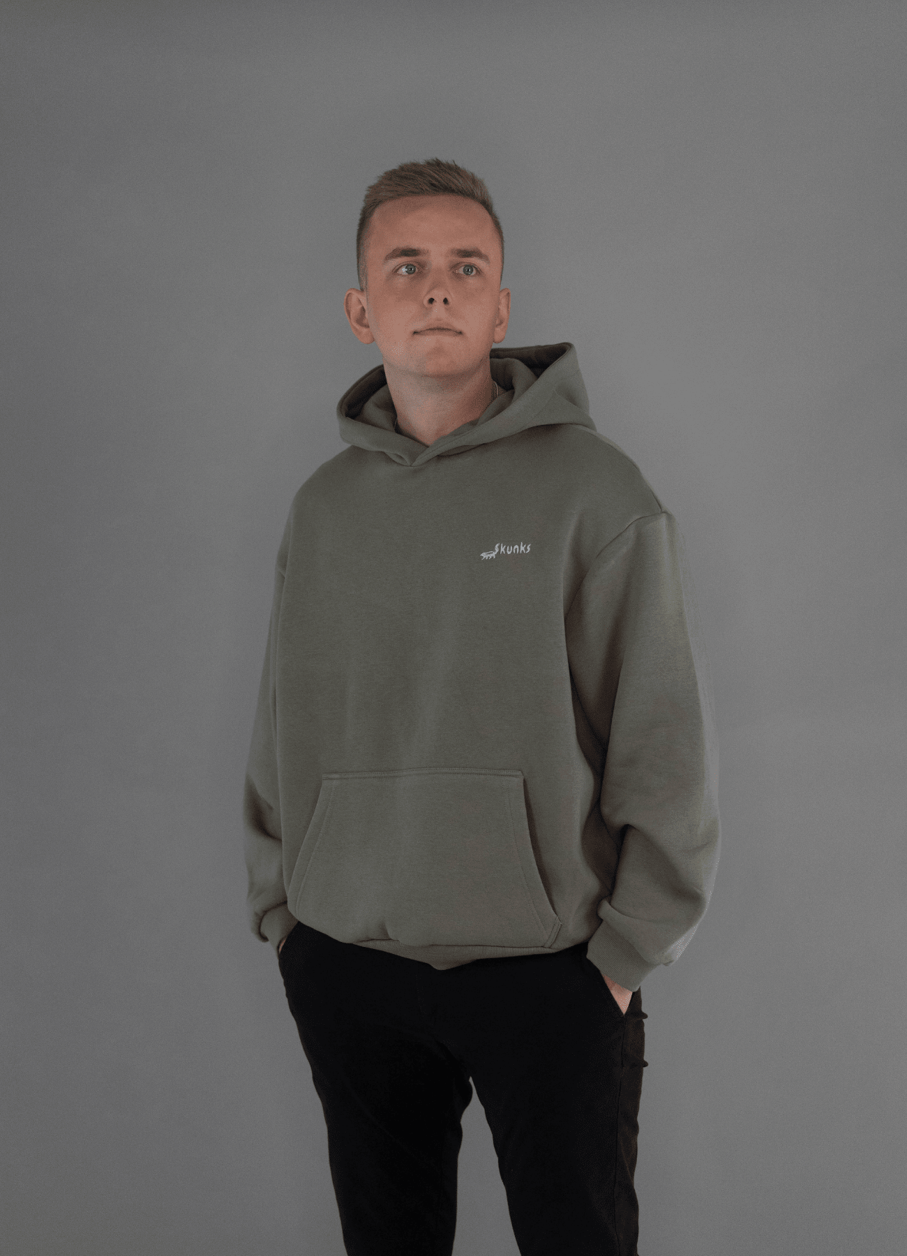 Olive Skunks Hoodie - Herren - Skunks