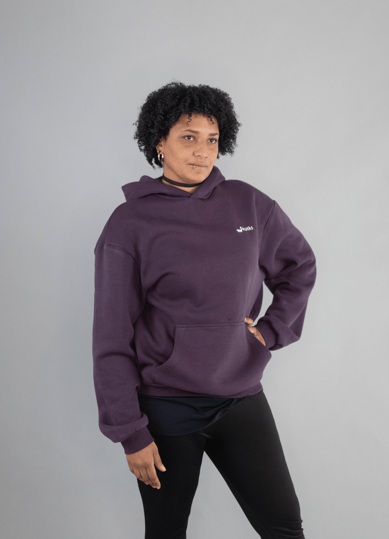 Pflaume Skunks Hoodie - Damen - Skunks