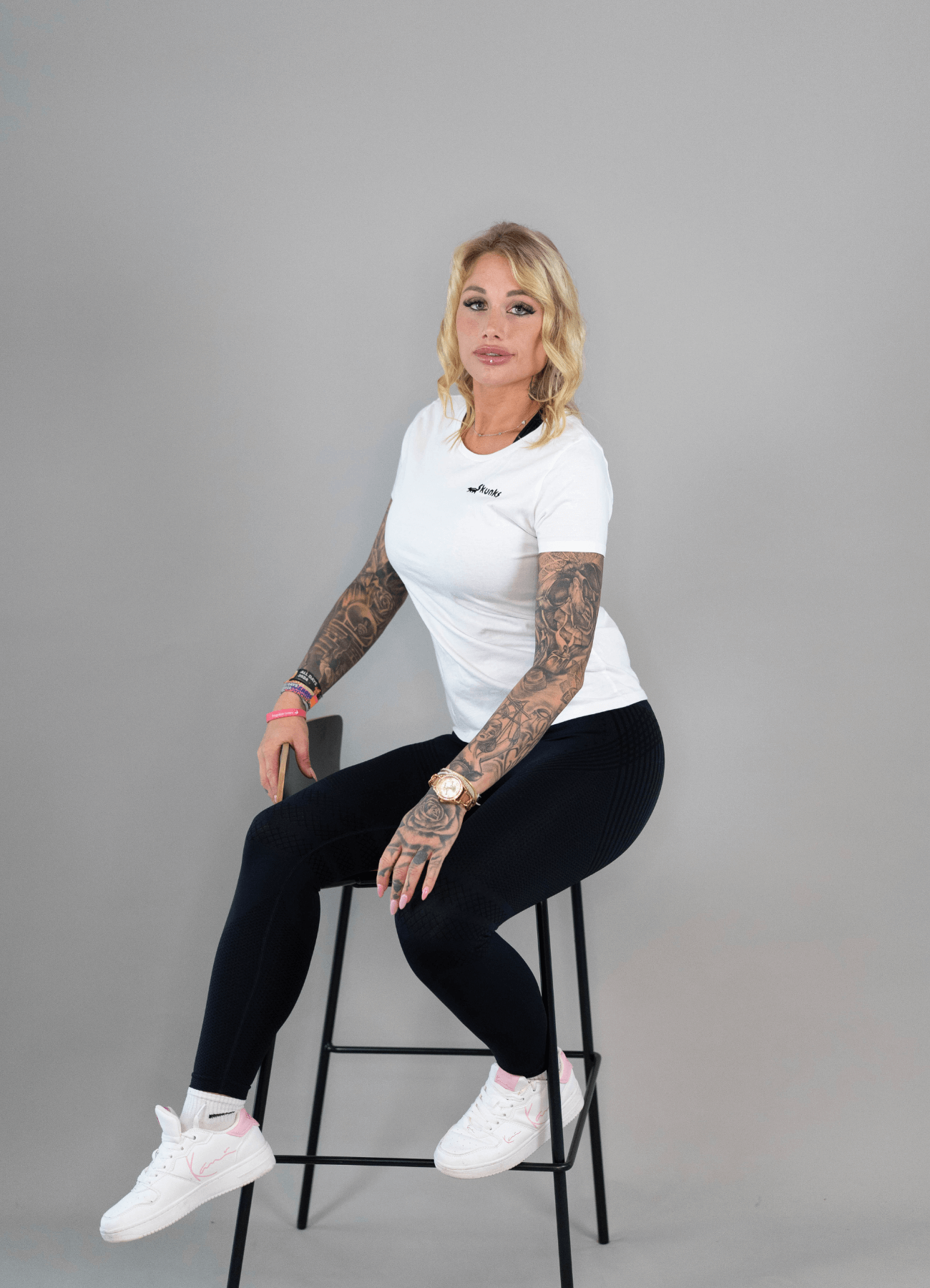 Weiß Skunks Shirt - Damen - Skunks